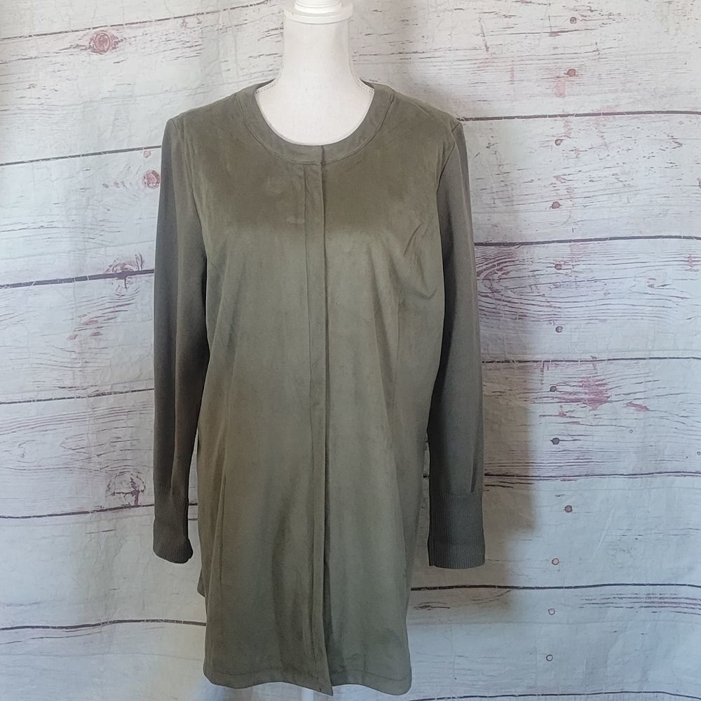 H by Halston Zip Front Jacket Size 16